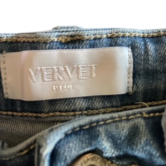 Vervet Super High Rise Denim Shorts with Stretch Small - Picture 2 of 4
